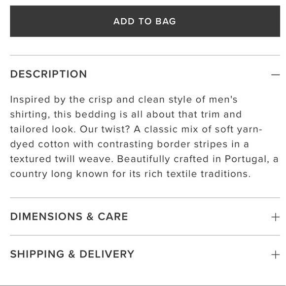 Serena & Lily Hampshire Duvet Queen/Full Light Blue with Navy Stripe boarder - Picture 4 of 9